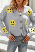 Fashion British Style Split Joint V Neck Tops