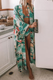 Fashion Vacation Print Swimwears Cover Up