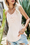 Fashion Casual Solid Split Joint Spaghetti Strap Tops