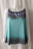 Fashion Casual Print Spaghetti Strap Tops