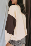 Fashion Casual Solid Split Joint O Neck T-Shirts