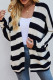 Fashion Street Striped Split Joint Tops