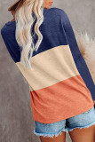 Fashion Casual Solid Split Joint O Neck T-Shirts