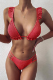 Fashion Sexy Solid Swimwears