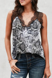 Fashion Street Solid Split Joint V Neck Tops