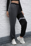 Fashion Sportswear Patchwork Loose High Waist Harlan Bottoms