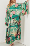 Fashion Vacation Print Swimwears Cover Up