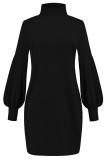 Fashion Street Solid Split Joint O Neck Princess Dresses