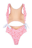 Fashion Simplicity Solid Backless Swimwears