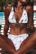 Fashion Sexy Print Frenulum Swimwears