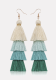 Fashion Tassel Contrast Earrings