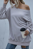Fashion Street Solid O Neck Tops