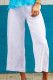 Fashion Casual Solid Loose Wide Leg Bottoms