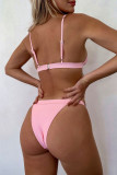 Fashion Simplicity Solid Swimwears