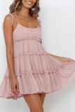 Fashion Bohemian Print Split Joint Spaghetti Strap Beach Dresses