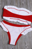 Fashion Sexy Solid Split Joint Swimwears