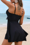 Fashion Vacation Print Split Joint Swimwears