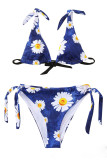 Fashion Sexy Print Frenulum Swimwears