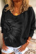 Fashion Street Print O Neck Tops