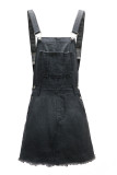 Fashion Street Patchwork Spaghetti Strap Strap Dresses