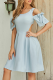 Casual Elegant Solid Backless With Bow O Neck Dresses