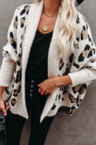 Fashion Street Leopard Split Joint Tops