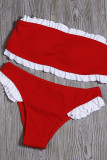 Fashion Sexy Solid Split Joint Swimwears