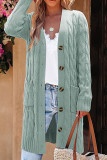 Fashion Casual Solid Split Joint V Neck Tops