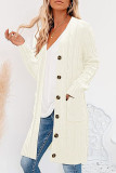 Fashion Casual Solid Split Joint V Neck Tops