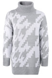 Fashion Casual Patchwork Turndown Collar Tops