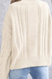 Fashion Casual Solid Split Joint V Neck Tops