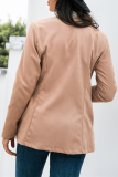 Casual Elegant Solid Split Joint Outerwear
