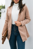Casual Elegant Solid Split Joint Outerwear
