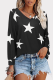 Casual The stars Split Joint V Neck Tops