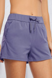 Fashion Casual Solid Split Joint Loose Mid Waist Bottoms