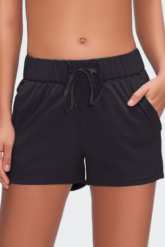 Fashion Casual Solid Split Joint Loose Mid Waist Bottoms
