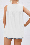 Fashion Casual Solid Split Joint O Neck T-Shirts