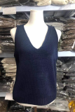Casual Solid Basic V Neck Tops Sweater