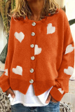 Casual Print Buckle  Contrast O Neck Tops