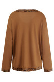 Fashion Street Solid Split Joint V Neck T-Shirts