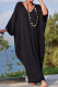 Fashion Casual Solid Split Joint V Neck Irregular Dresses