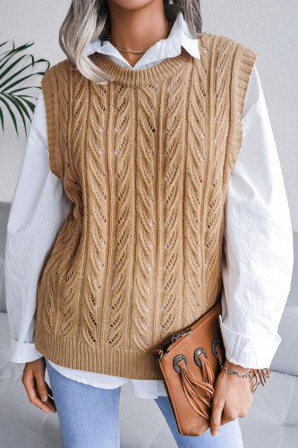 Fashion Casual Solid Split Joint O Neck Tops