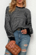 Casual Patchwork Basic O Neck Tops