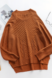 Casual Solid Hollowed Out Split Joint O Neck Tops
