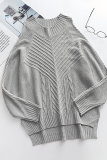 Casual Solid Hollowed Out Split Joint O Neck Tops