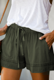 Fashion Casual Solid Loose High Waist Wide Leg Bottoms