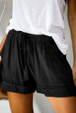 Fashion Casual Solid Loose High Waist Wide Leg Bottoms
