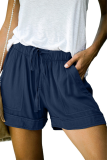 Fashion Casual Solid Loose High Waist Wide Leg Bottoms
