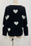 Fashion Casual Print Basic V Neck Mid Waist Tops