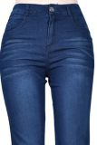 Casual Solid Basic Boot Cut High Waist Wide Leg Bottoms